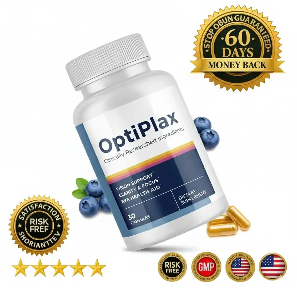 OptiPlax Natural Eye Health Supplement for Vision and Eye Support